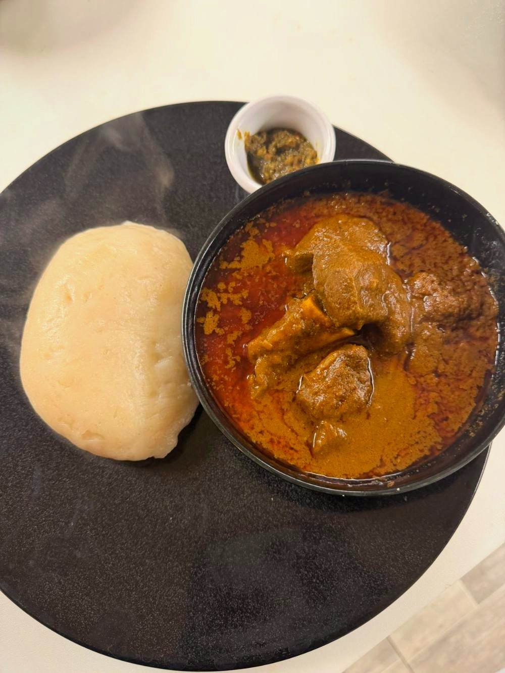 Sauce graine et foutou